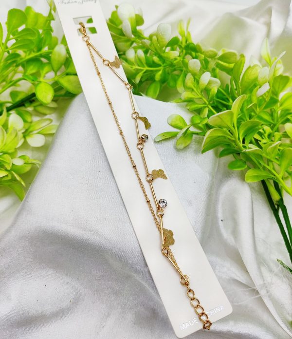 Imported Elegant Adjustable Butterfly Charm Bracelet – Imported Elegance | Best Quality Artificial Bracelet For Girls & Women | For Every Occasion