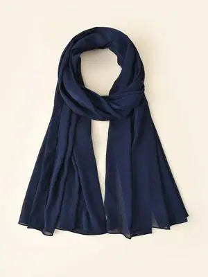 1 Pc Chiffon Plain Scarves 1