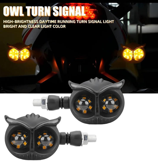 2 Pcs Owl Design Bike Headlight