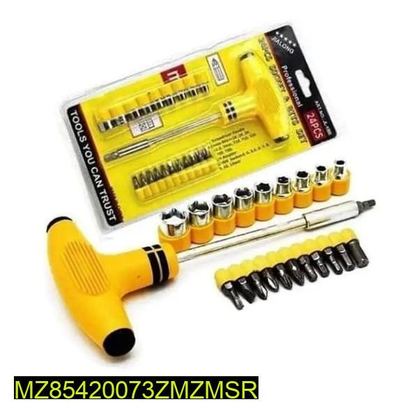 24 Pcs Stainless Steel Screwdriver Set