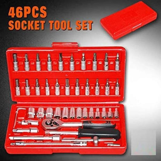 46 Pcs Stainless Steel Home Repairing Tool Set