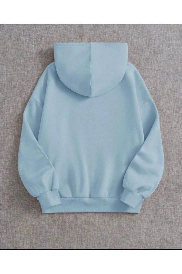 Cozy Blue Fleece Hooded Hoodie – Soft, Warm & Perfect for All Seasons