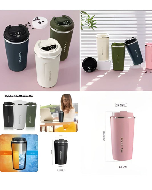 Insulated Travel Tumbler Mug – 1 Pc for Hot & Cold Drinks, On-the-Go Hydration