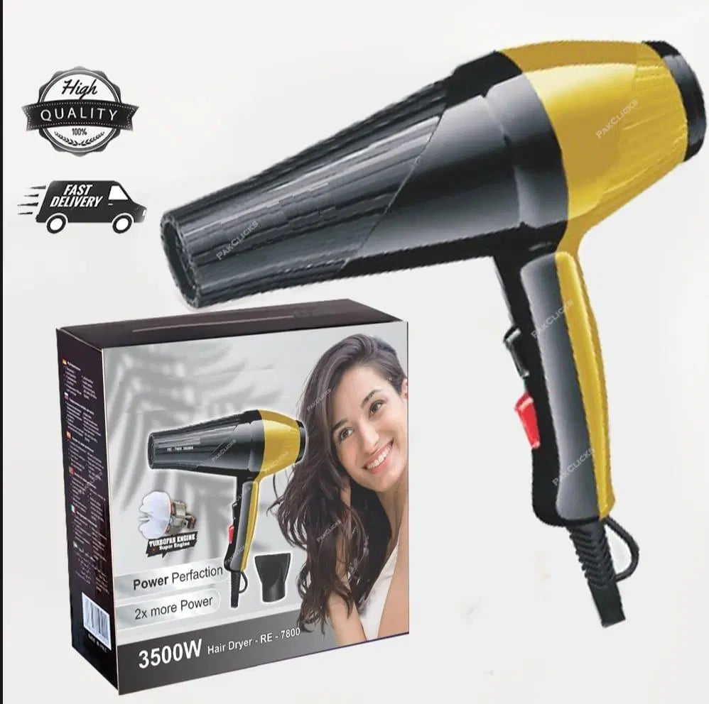 Powerful Fast Drying Hair Dryer with 3500W for Effortless Styling