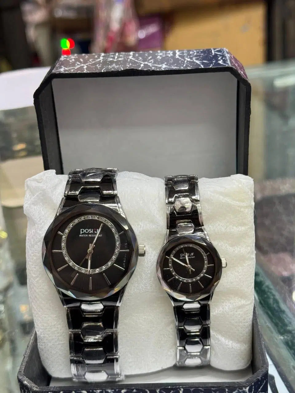 Quartz Movement Analogue Couple Watches - 2 Pcs