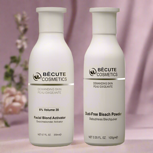 Becute Skin Polish Set – Becute Bleach Powder & Facial Blonde Activator