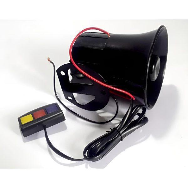 Horn Siren 12 Watt 3 Different Loud Sounds For Car And Motorcycle