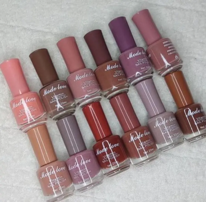 Made Love Colors Permanent Nail Polish 12 Piece Pack For Women | (random Color)