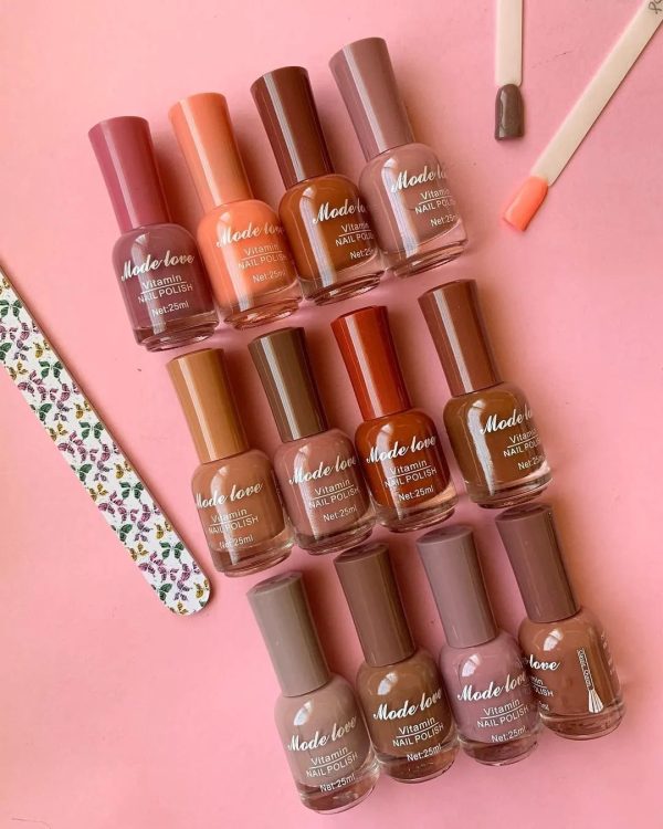 Made Love Colors Permanent Nail Polish 12 Piece Pack For Women | (random Color)