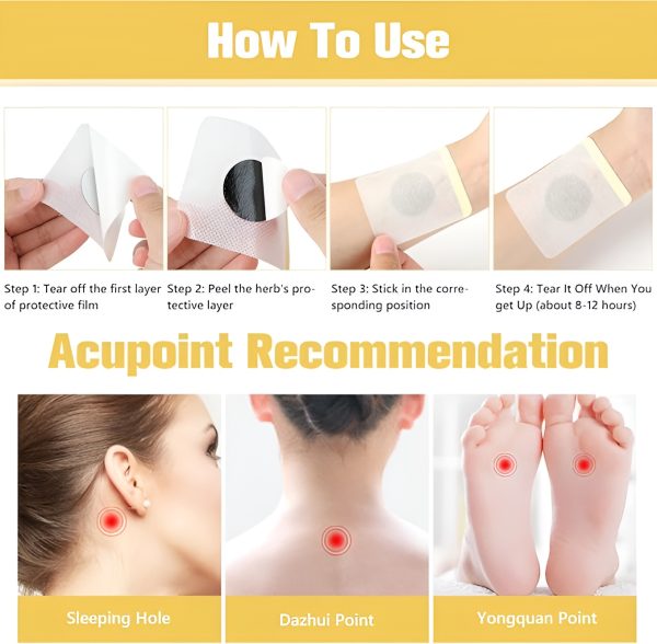 Natural Sleep Patches For Adults And Kids, Sleep Patches To Improve Quality Sleep, Sleep Stickers
