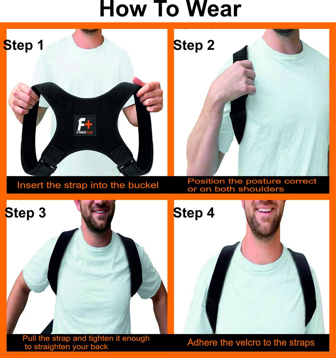 Non-Slip Grip Posture Corrector Belt