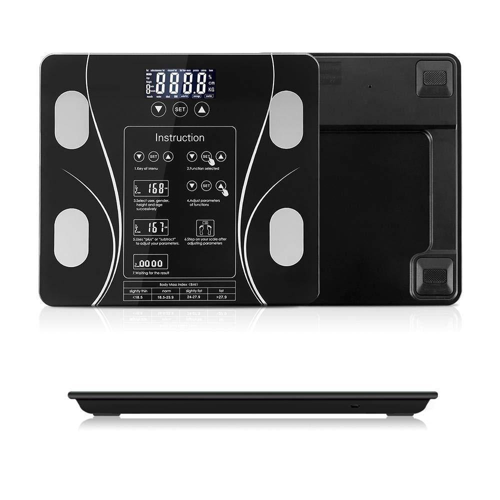 Portable Bluetooth Weight Machine - 1 Pc Toughened Glass Design