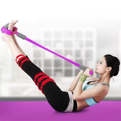 Portable Non-Slip Grip Fitness Pull Rope - 4 Pcs Durable Resistance Bands