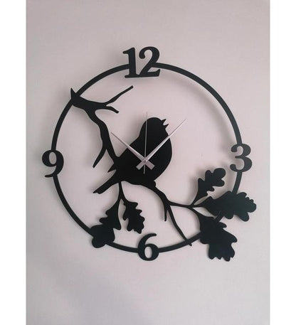 Sparrow Decorative 3d Wooden Wall Clock For Living Room Bedroom Office Kitchen Etc | Mdf Wall Clock