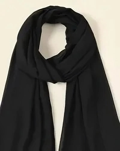 Plain Chiffon Scarf for Women – Soft & Lightweight Hijab Shawl